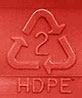 recyclable plastic (foto, 2 - HDPE) 