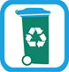  recyclable waste bin (framed) 