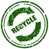  recycle (2 green arrows stamp) 