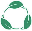  recycle symbol (3 leaves) 