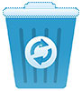  recycle bin blue (ico) 