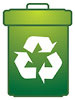  recycle bin (green) 
