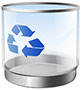  recycle bin (empty glass icon) 