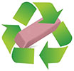  recycle eraser (stock) 