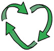  recycle heart 