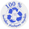  100% bouteilles plastiques recyclées 
