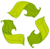  recycling (3 lily leaves) 