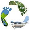  recycling - footprints 