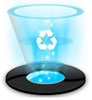  recycling bin (holographic image) 