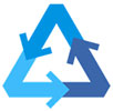  recycling (blue arrows, ico) 