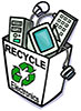  recycling e-waste bin 