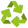  recycling (flat green strips) 