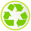  recycling button (fresh green) 