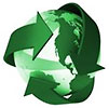  recycling (transparent globe) 
