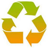  recycling green/orange 