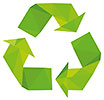  recycling (green origami) 
