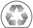  recycling - grey sticker 