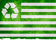  recycling - grunge flag 
