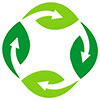  recycling (4 leaves motif, stock) 