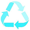  recycling (light blue) 