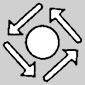  recycling point (4 arrows on gray) 