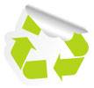  recycling (satin sticker) 