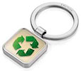  recycling pendant with keyring 