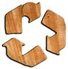  recycling: wood sheet cut-off 