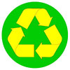  recycling (yellow on green wheel) 