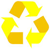  recycling (yellow, twotone, ico) 