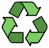 recykling - dwie zielenie 
