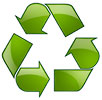  recykling zielony blady (left turn) 