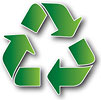 recykling zielony cieniowany 