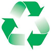  recykling green fade 