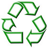  recykling zielony obrys cieniowany 