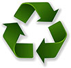  recykling zielony znak 