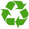  recykling zielony znak 