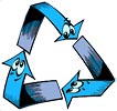  recycle: 3 funny creatures 