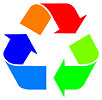  recykling wielobarwny 