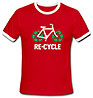  RE-CYCLE (red bike shirt) 