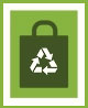  reusable green bag 