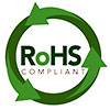  RoHS COMPLIANT (3 green arrows-wheel) 