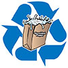  SHREDDED PAPER recycling 