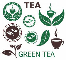  green tea marks set 