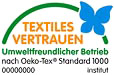  Textiles Vertrauen nach Oeko-Tex ® Standard 1000 