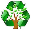  tree recycling symbol 