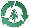  trees recycle circle 