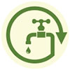  water re-cycle (icon) 