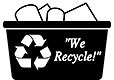  'We  Recycle!' 